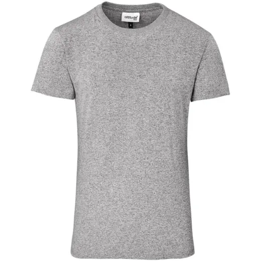 Mens Oregon Melange T-Shirt Grey Front